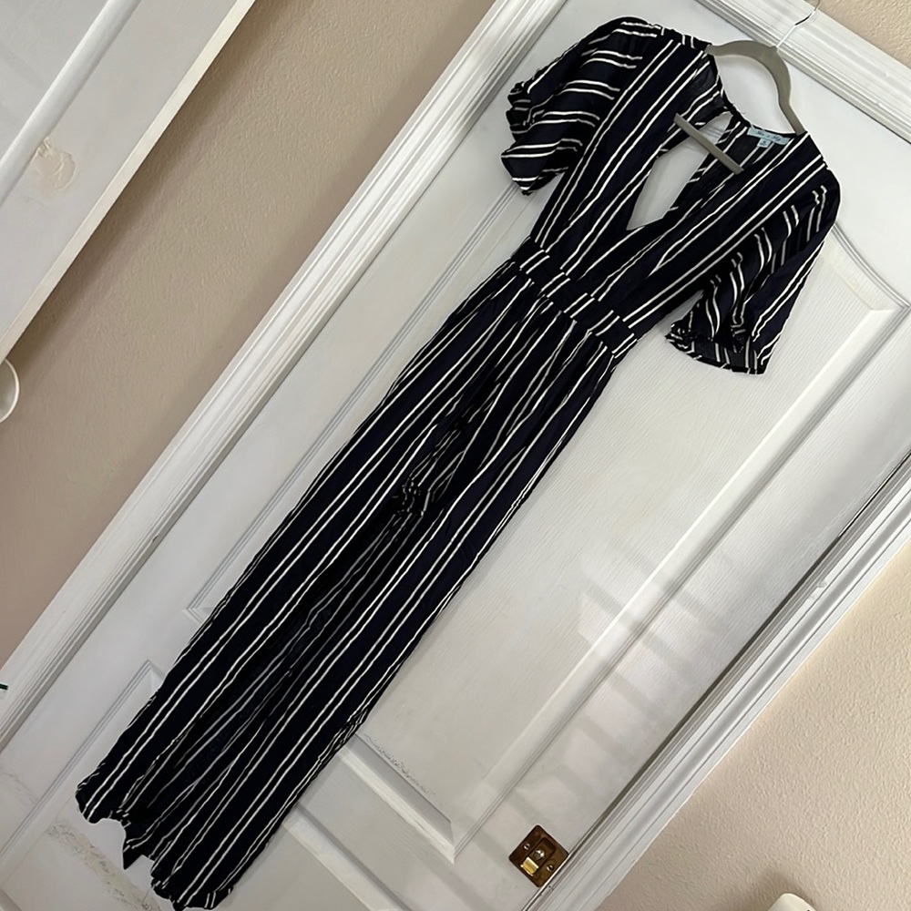 Navy Romper/skirt-size small